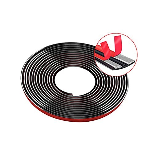Car Windshield Weather Strip 19mm Rubber Weather Stripping Trim 0.75 in x 16 ft