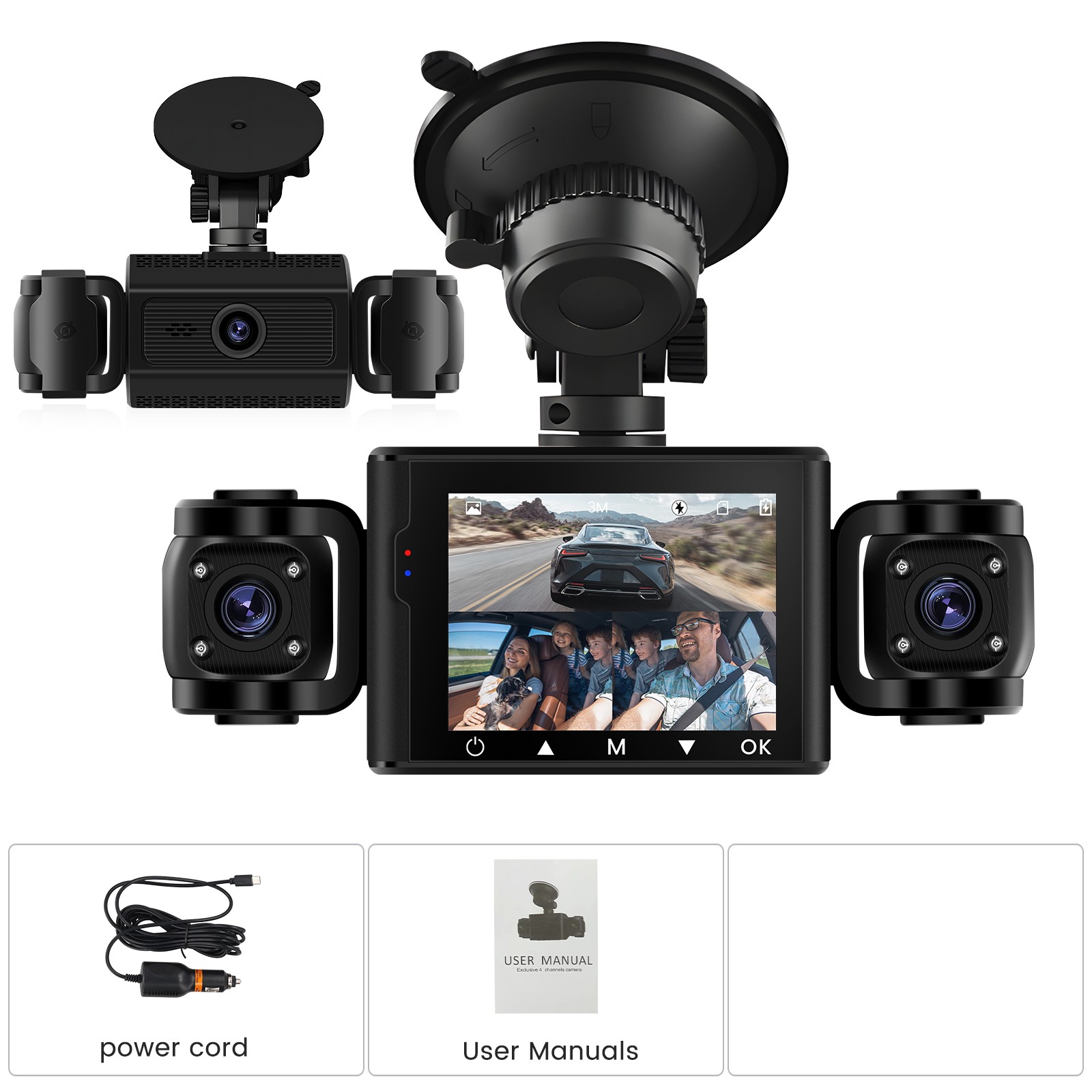 2.4G 4.3″ 64GB Wireless Smart IPS Screen Intercom Video Doorbell Camera Monitor