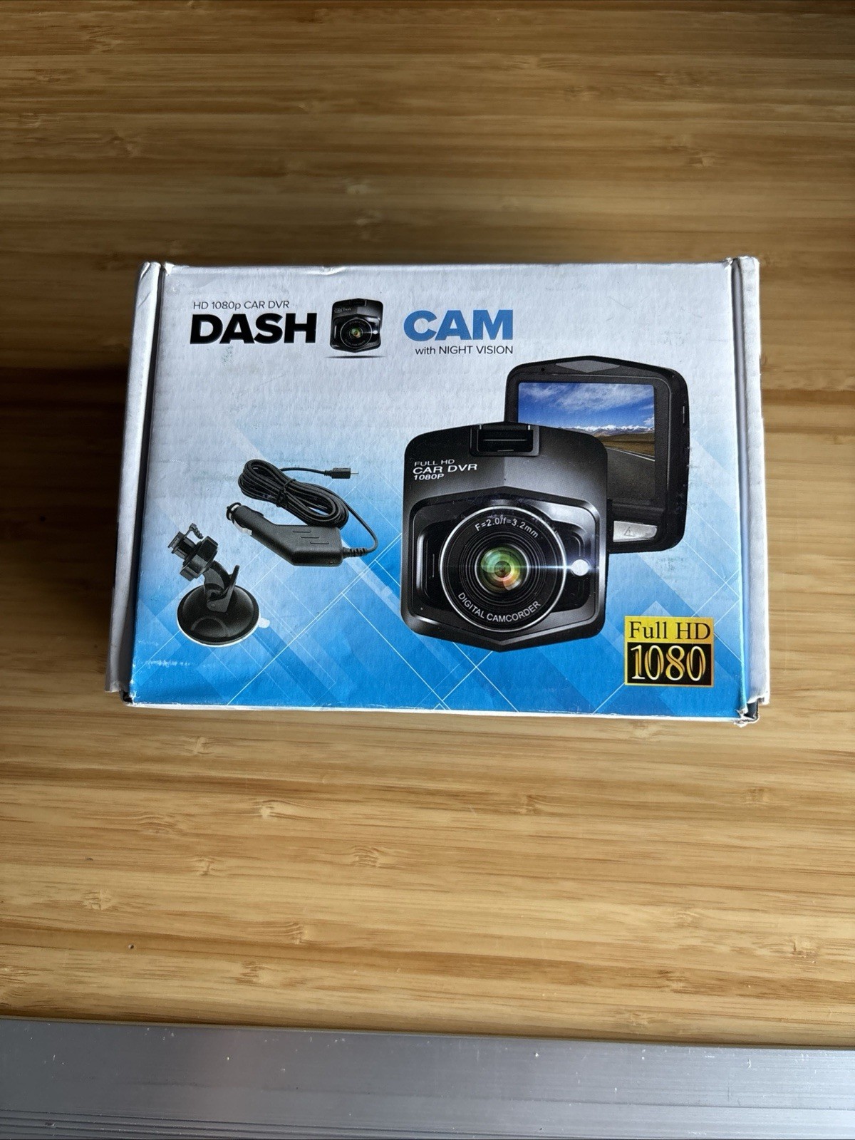 HD 1080p Car DVR DASH CAM with Night Vision — NEW