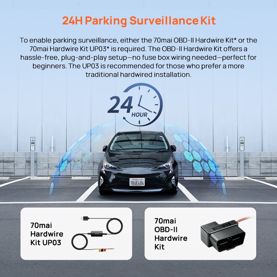 70mai M310 Plus 2K Car Dash Cam APP Smart Dashcam Video Recording Camera DVR AU