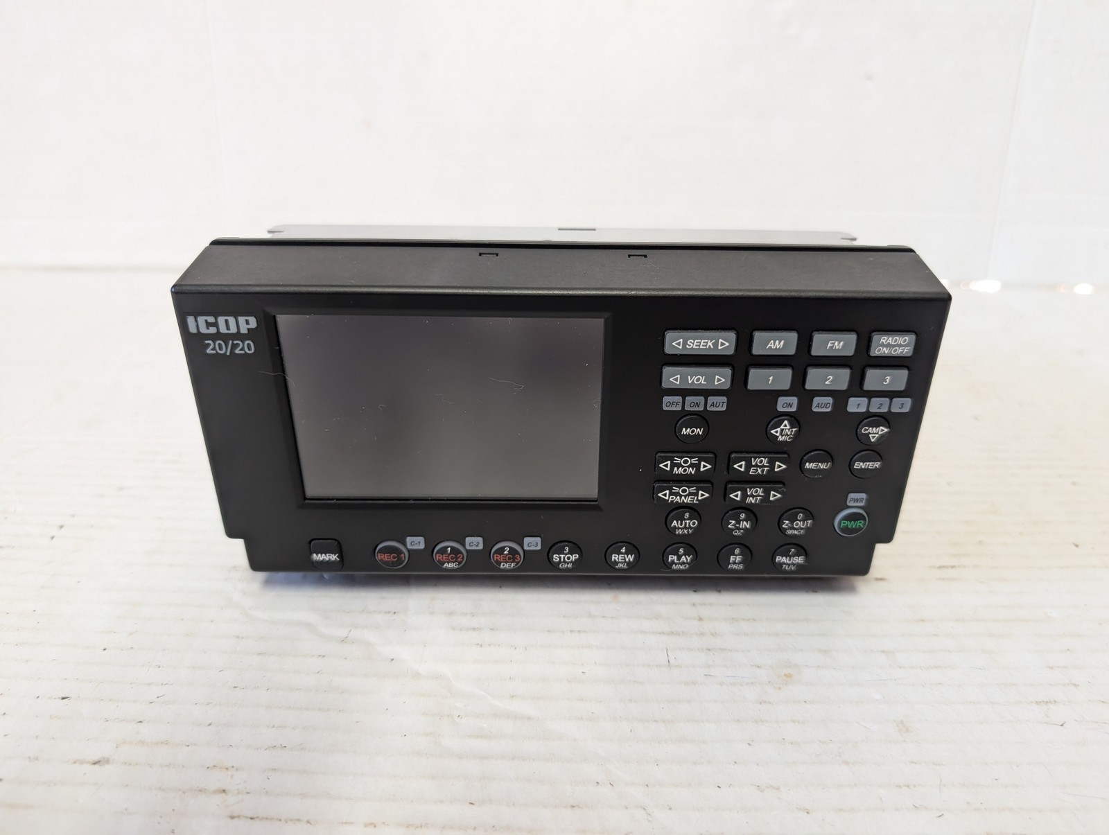 ICOP 20/20 DVR Car Dash Recorder In Dash Monitor Unit Black 4.3in Screen AM/FM