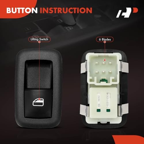 Power Window Switch Compatible with Jeep WK2 Series Grand Cherokee 2014-2021