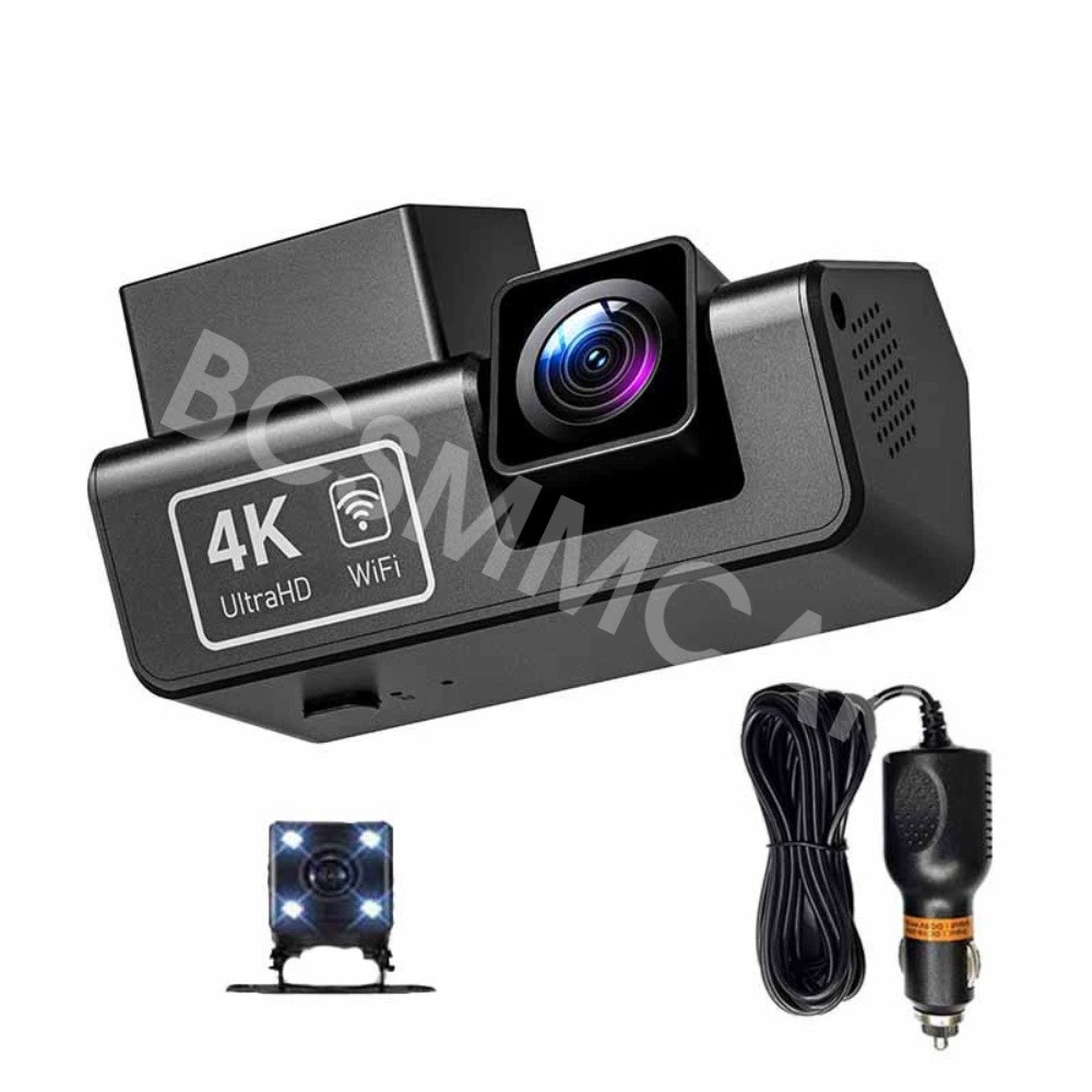 Dual Lens DVR Car WIFI Dash Cam Recorder Video HD Motion Detection Date Stamp