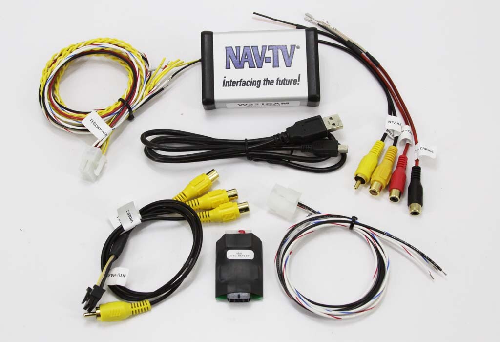 MERCEDES BENZ S550 S63 CL 550 07-09 AUX INPUT and Backup Camera INPUT NTV-KIT111
