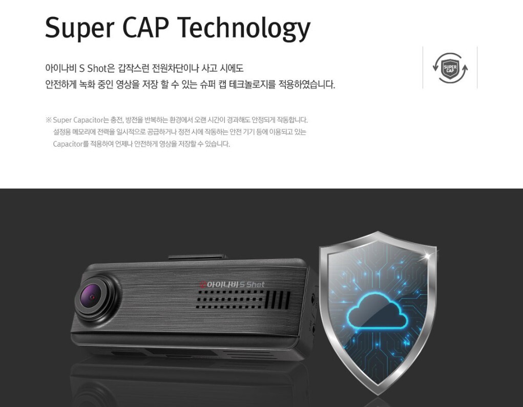INavi S Shot Car Blackbox Dash CAM – Korea Standard (32GB, 64GB)