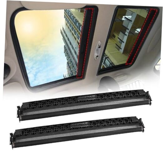 2-Piece Front & Rear Sunroof Sunshade Cover 54102757016, 54102755849 Fits