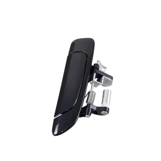 Black No Painted Front Rear Exterior Door Outer Handle Compatible Rear Right