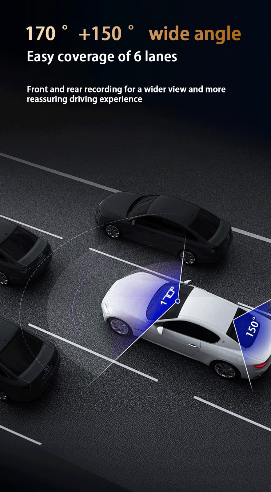 Plug and Play 4K Wifi Dash Cam Camera for Volvo S60 V60 S80 V70 XC70 2008~2018