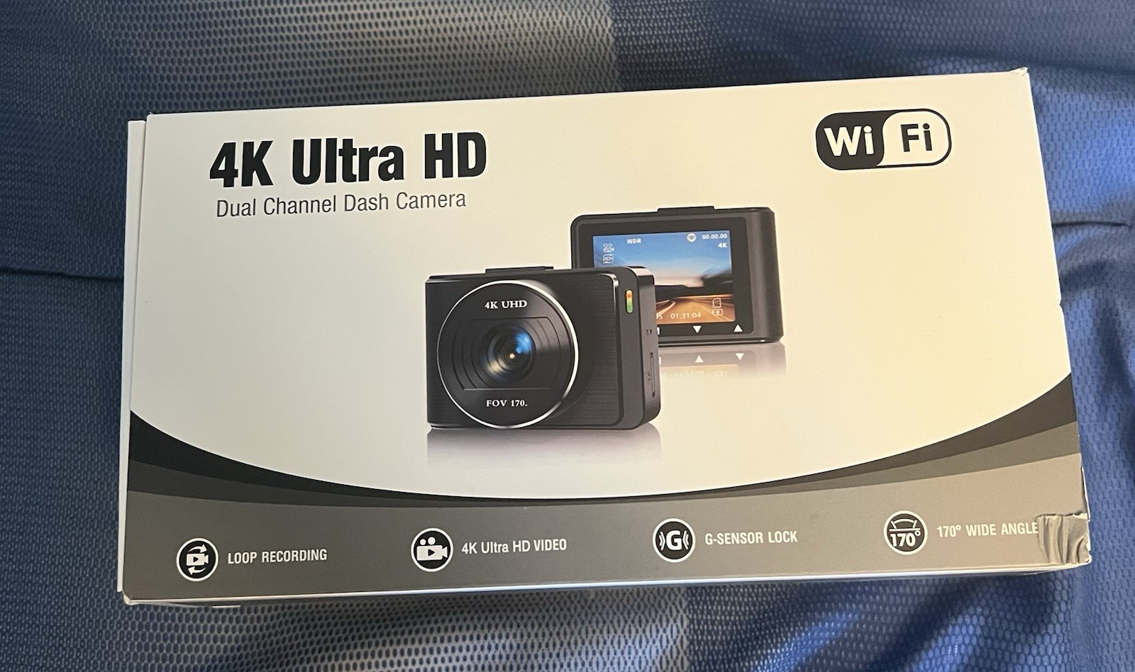 Dash Camera, 4K/1080p Dash Camera Front and Rear, Built-in 5GWiFi, Dash Cam w…