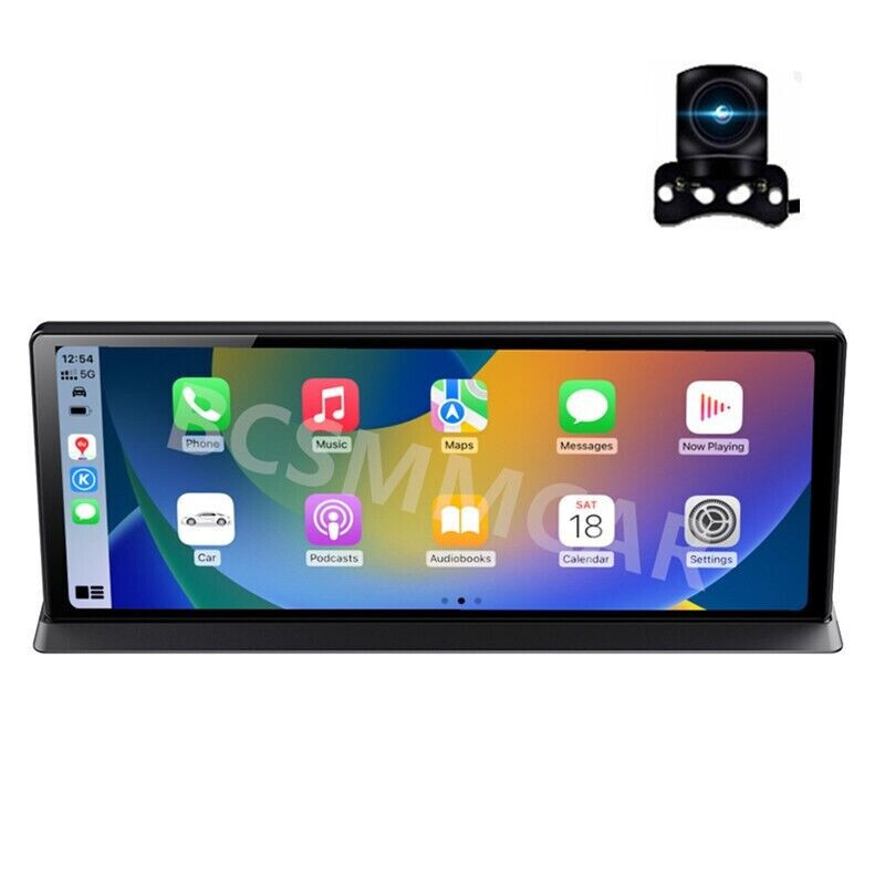 Touch Screen 4K Dash Cam Video Recorder Car Dual Lens DVR WIFI AUX BT G-Sensor