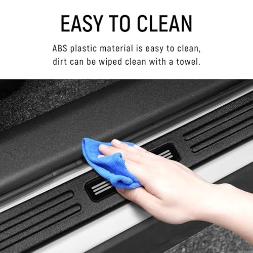 4PCS Door Sill Protector LE SE XLE XSE Limited Hybrid for Toyota 2026 RAV4
