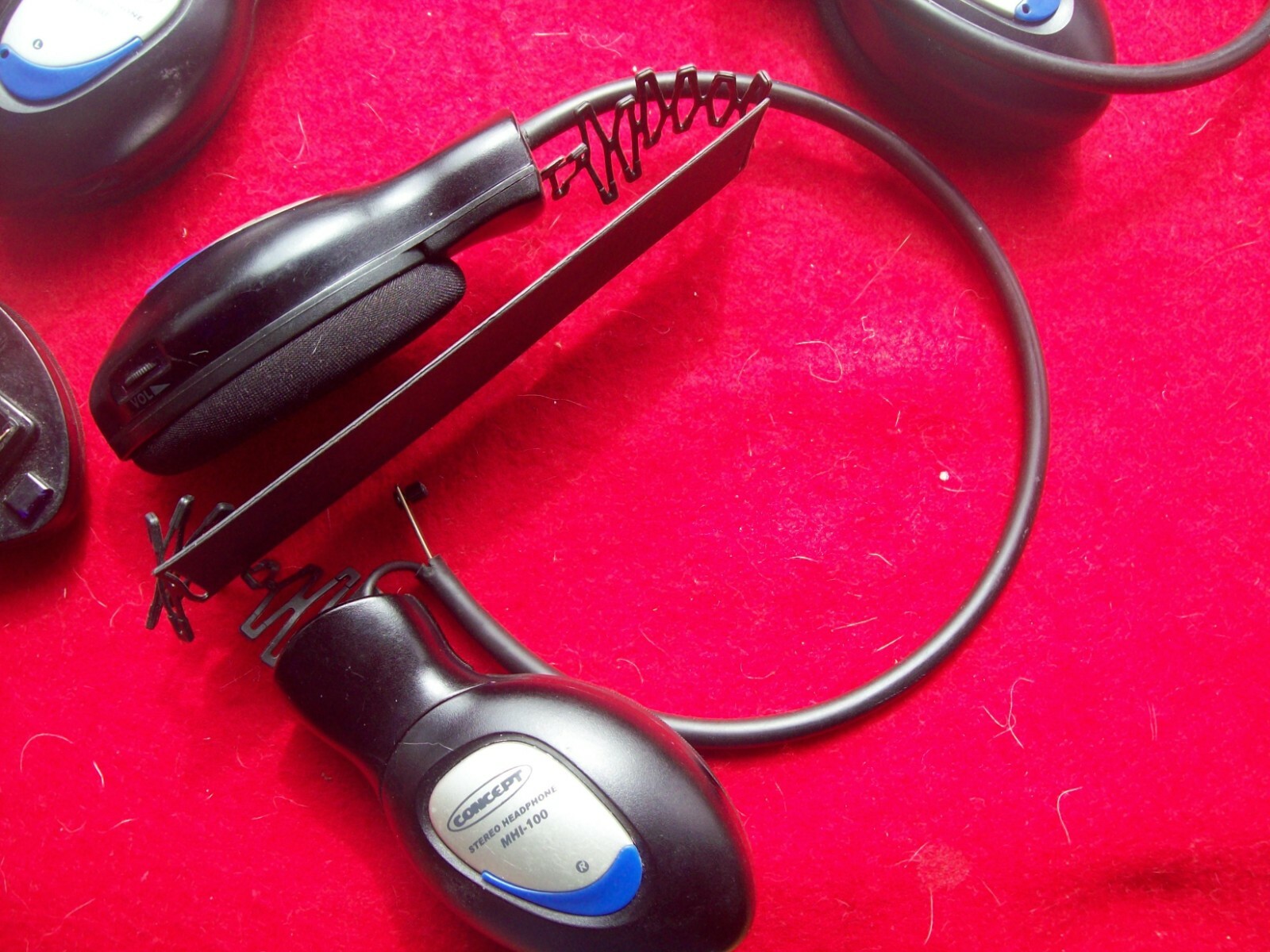 3 USED CONCEPT WIRELESS INFRARED HEADPHONE PART# MHI-100