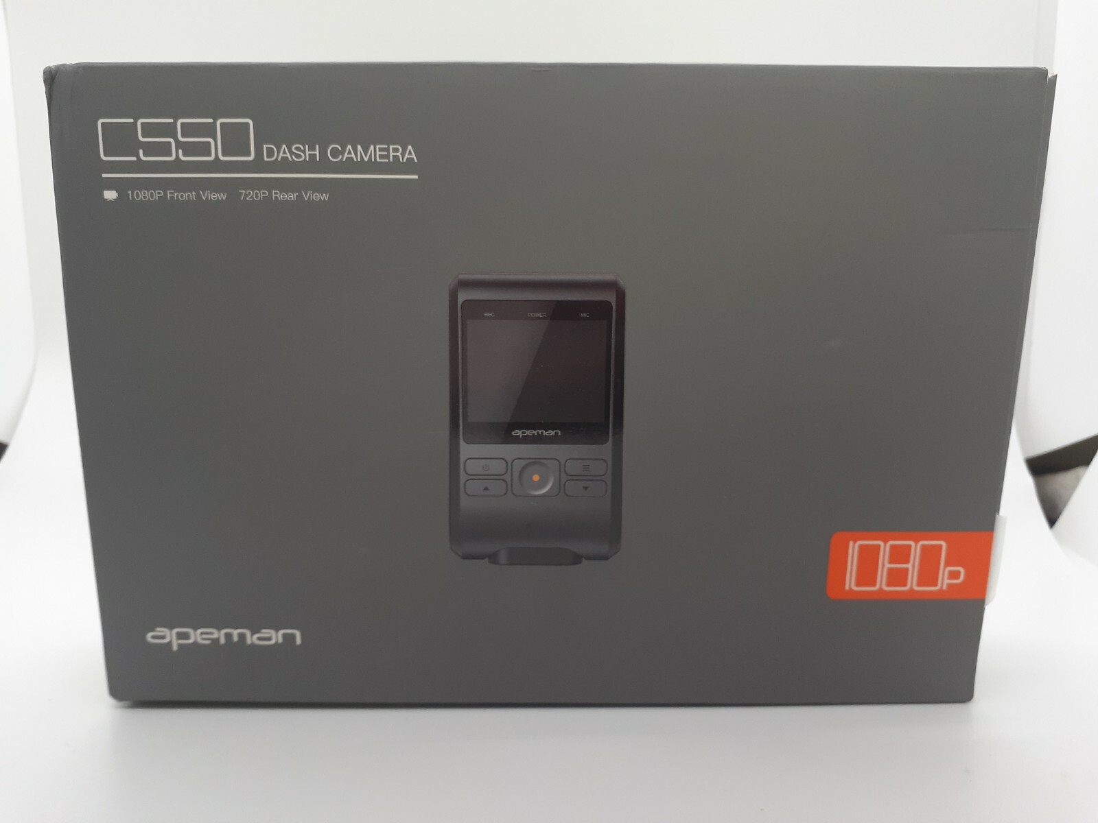Dash Cam Front and Rear, C550 Dual Dash Cam IPS Screen