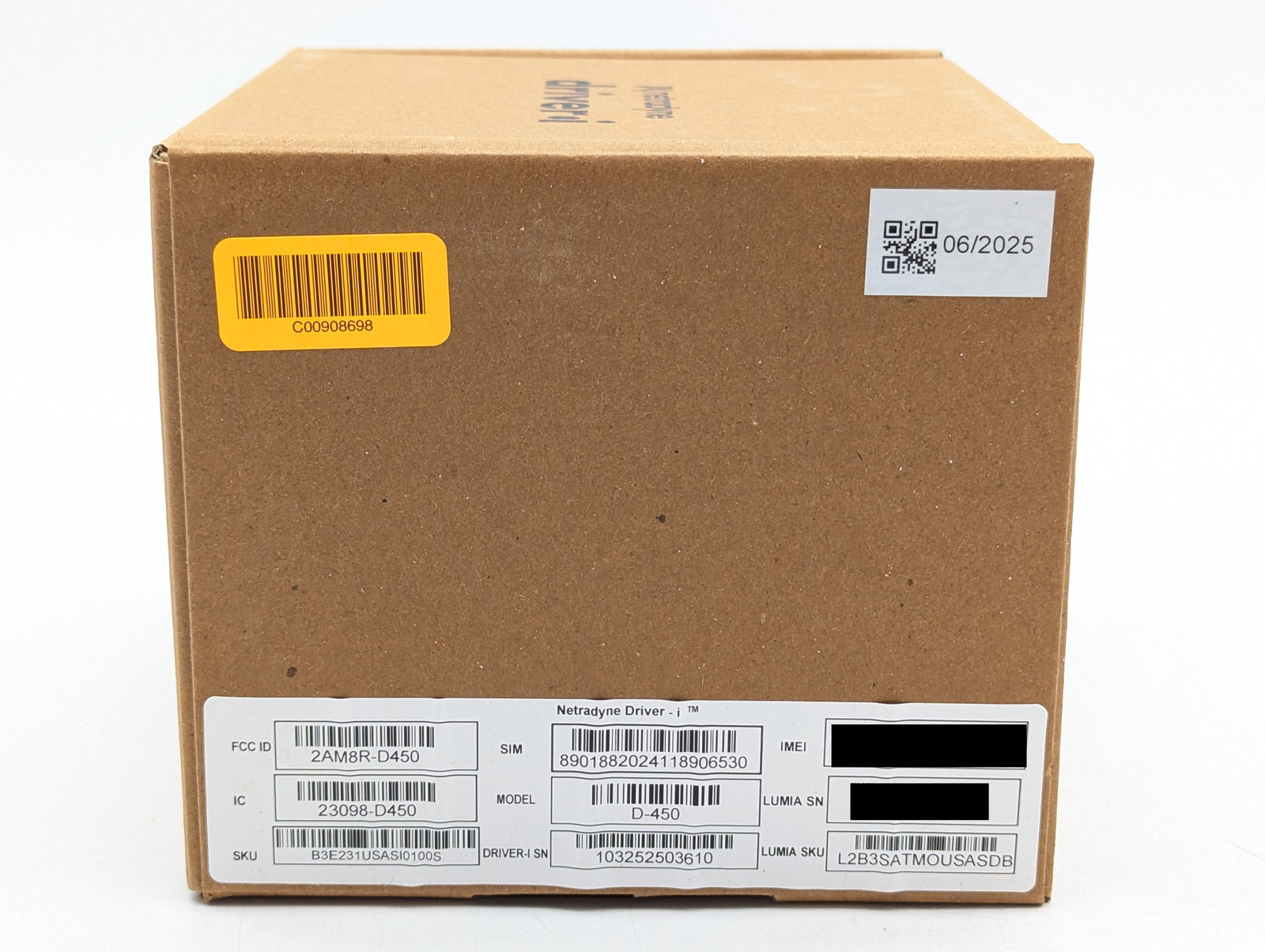 Netradyne Driver-i AI-powered Four-Camera Video Safety Fleet Device (D-450)