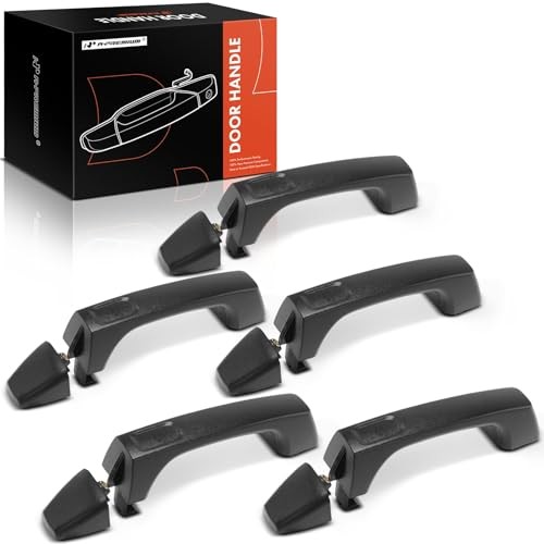 Outside Exterior Door Handles Compatible with Hummer H3 2006 Textured Black