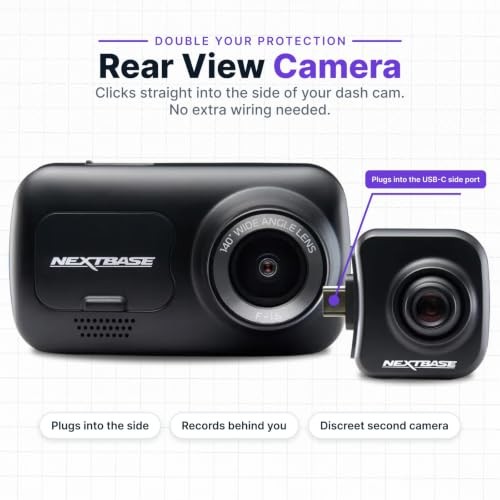 222x Front and Rear Dash Cam | Car Recording Camera | Full 222X Dash Cam