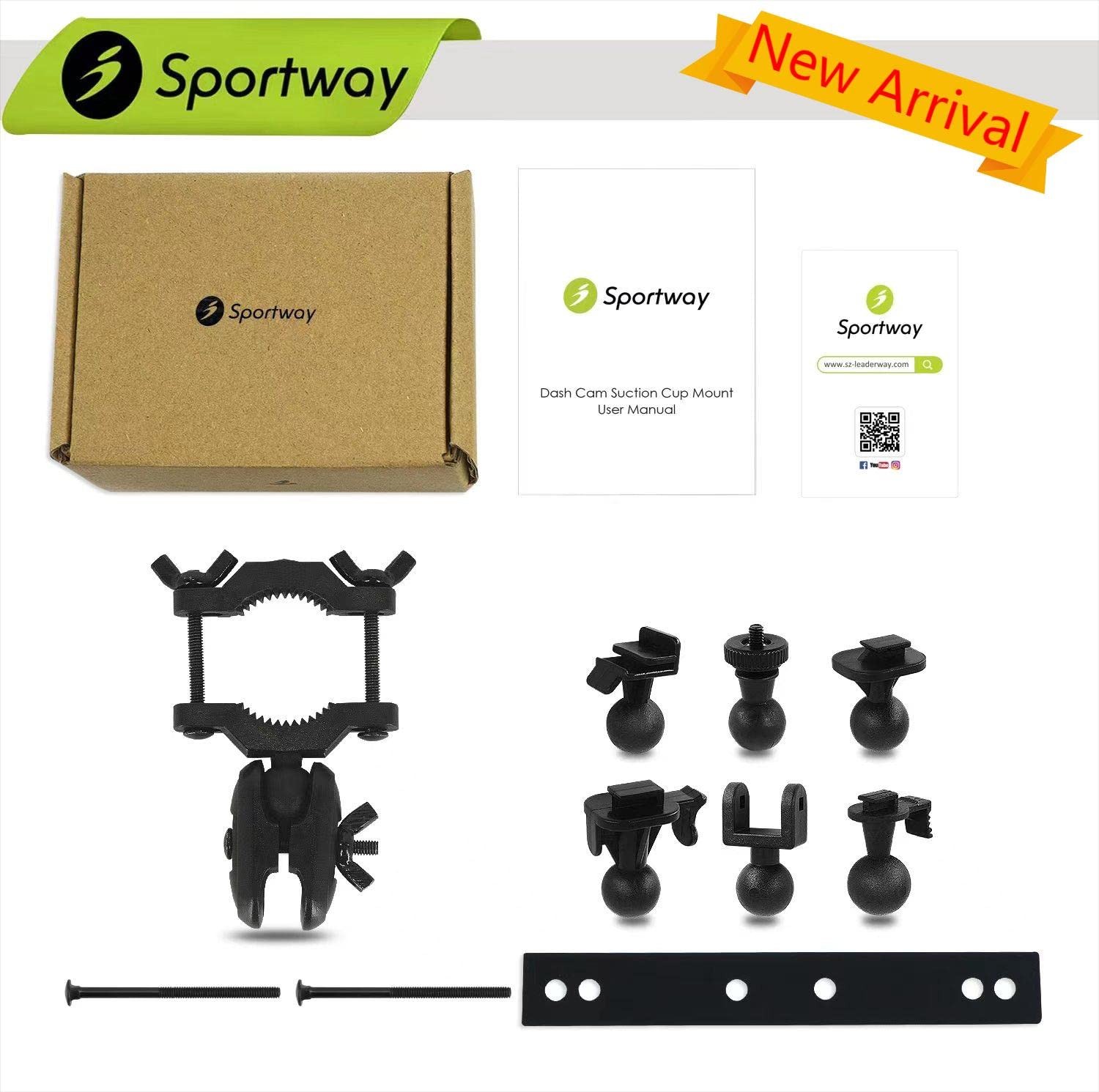 Sportway S70 Dash Cam Mount, Mirror Dash Camera Mount Holder with 6pcs Joints…