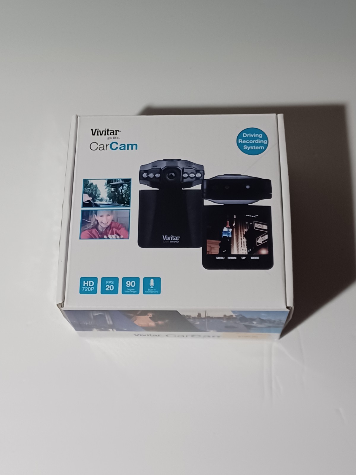 Vivitar Car Cam Driving Recording System DVR 916HD Open Box