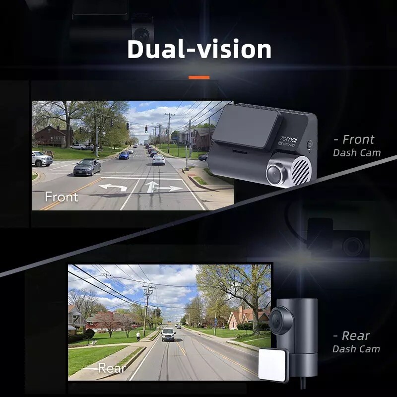 70mai A800S GPS 4K Smart Dash Cam DVR, COMPLETE w/ 64gb SD Card