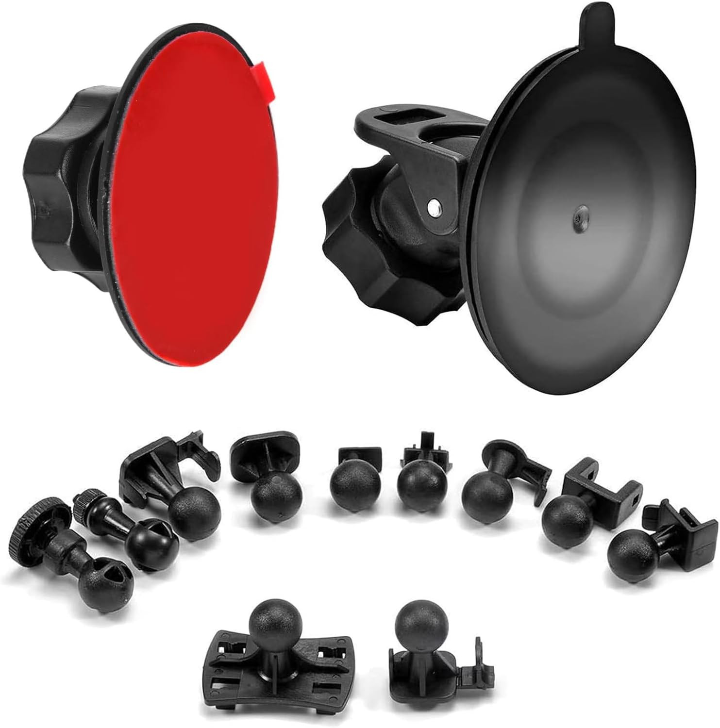 Dash Cam Suction Cup Mount and Glue Adhesive Mount Compatible with Dash Camer…