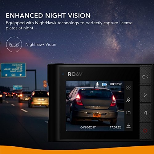 EUFY SECURITY ROAV BY ANKER DASHCAM A1 DASH 1080P FHD LCD SCREEN R2241 – BLACK