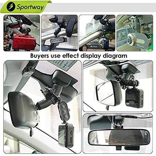 S80 Dash Cam mount, Dash Cam Mirror Mount Holder with 16pcs S80 16pcs Joints