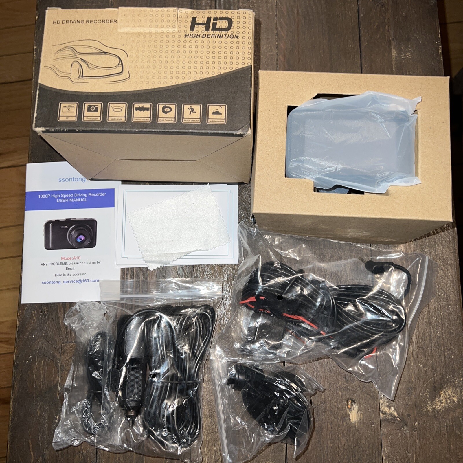 Dash Cam – HD High Speed Driving Recorder Camera –  Ssontong 1080p