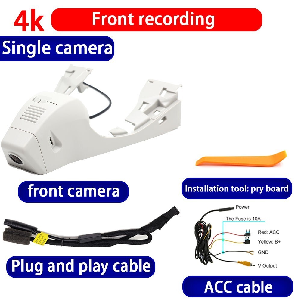 Plug and Play 4K DVR Dash Cam Camera for Volkswagen VW Jetta Vento A7 2019-2026