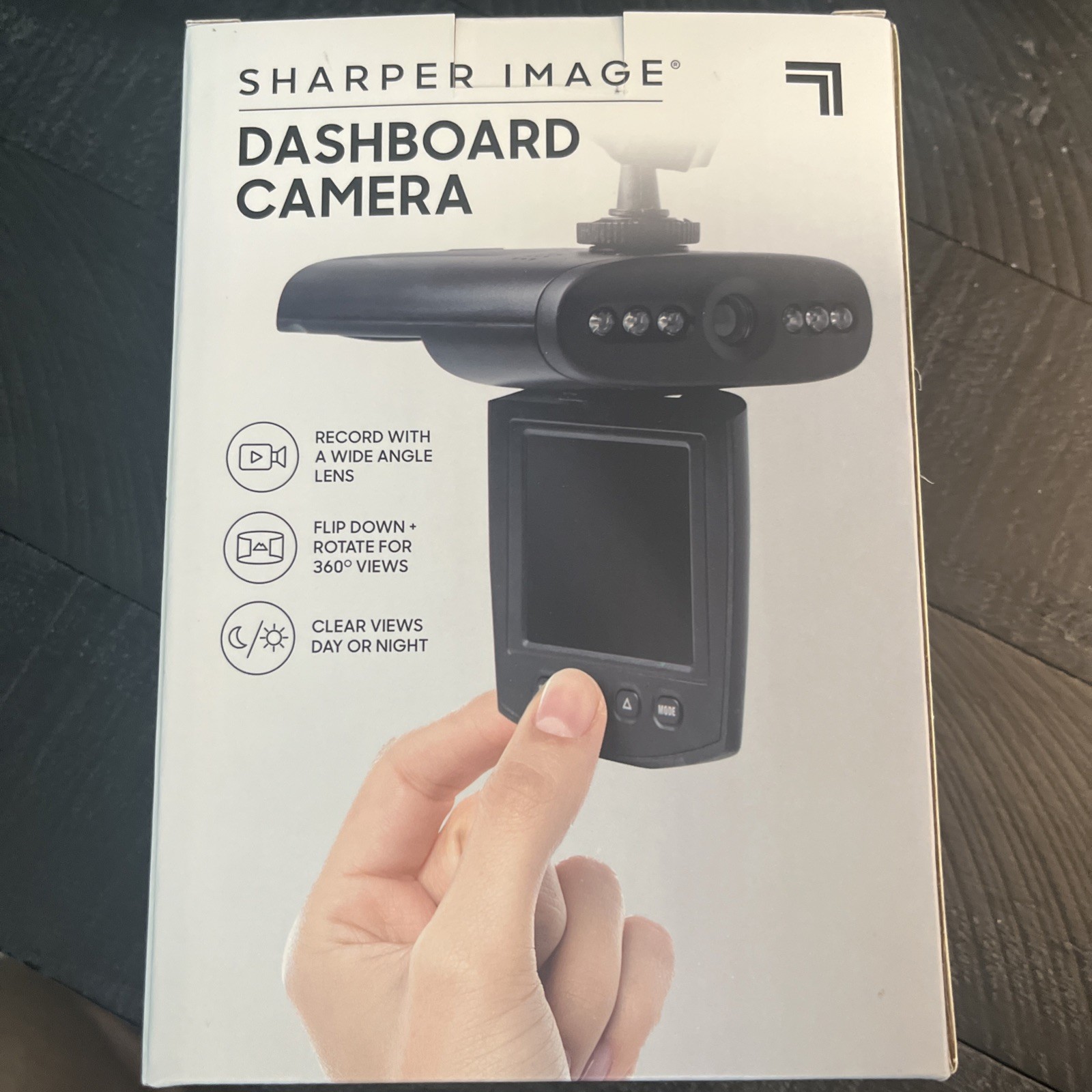 Dashboard Camera Car Recorder NEW HD 270 Degree Video By Sharper Image