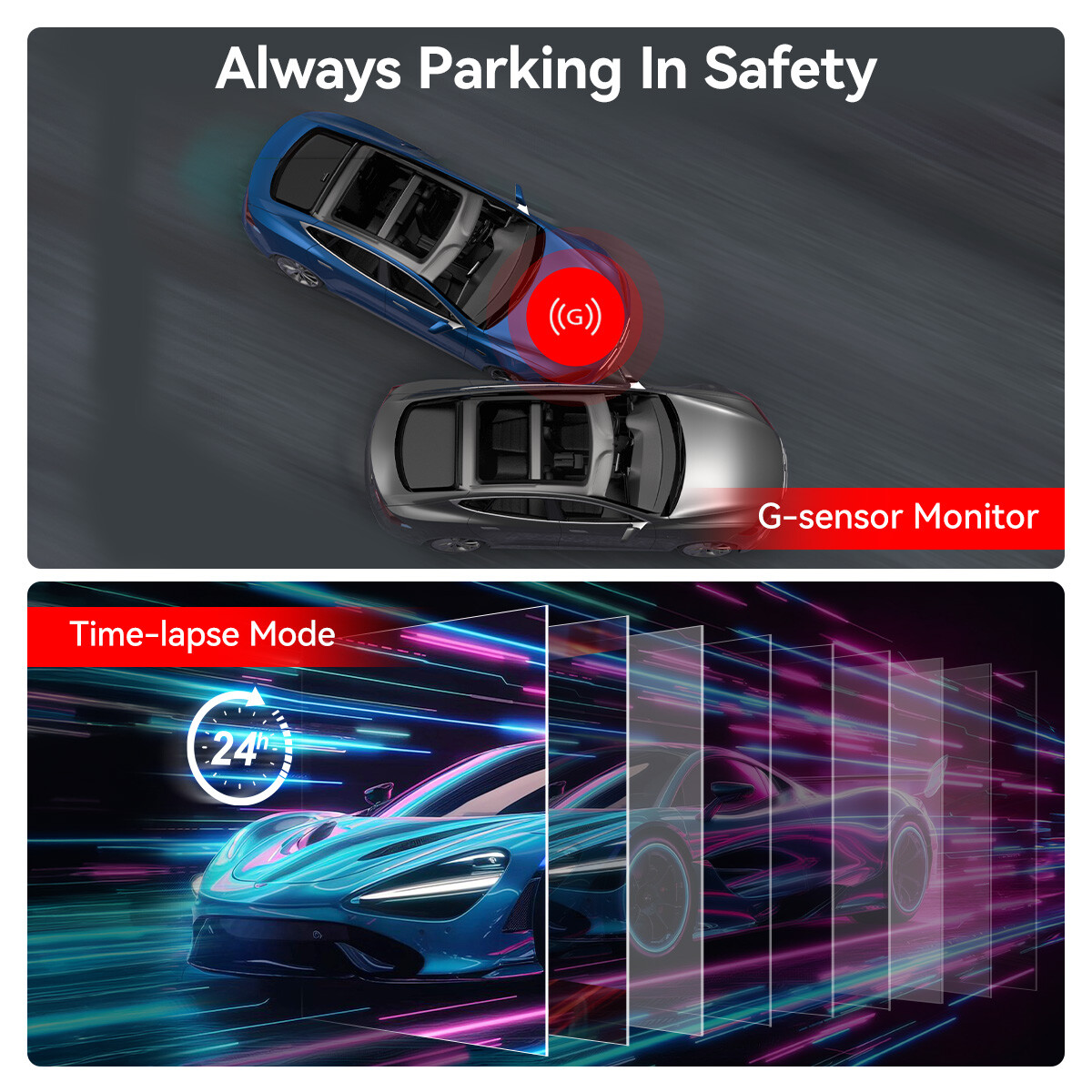 REDTIGER Dash Cam 4K Front and Rear Dash Camera WiFi GPS with Free 32GB SD Card