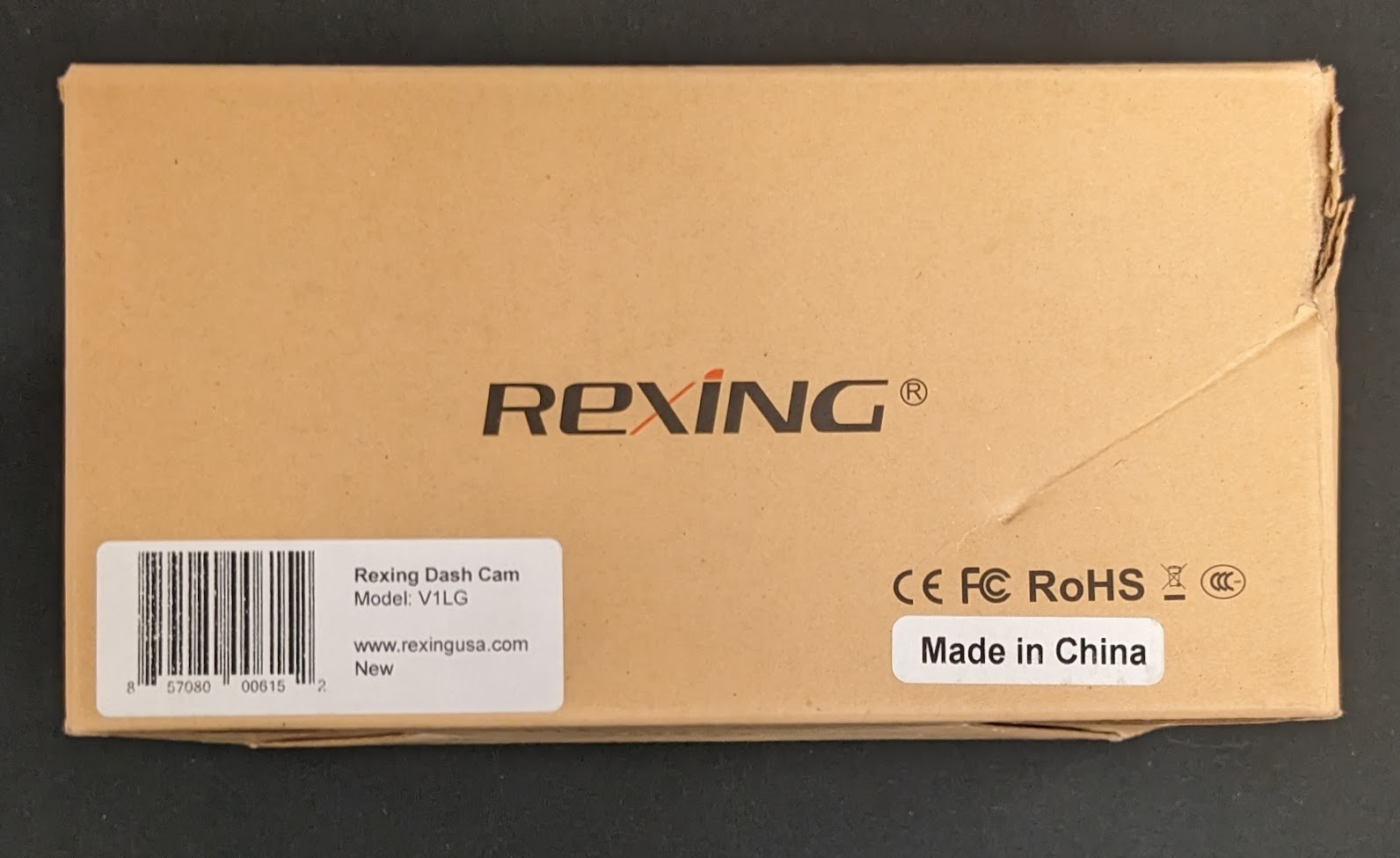 Rexing V1LG Dual Channel Car Dash Cam FHD 1080p 170 Wide Angle Dashboard Camera
