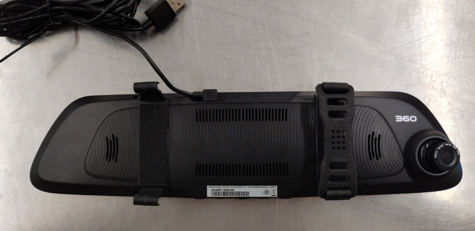 Xinhao +360 M301 Rearview Mirror Dashcam with Chinese Menus Only.