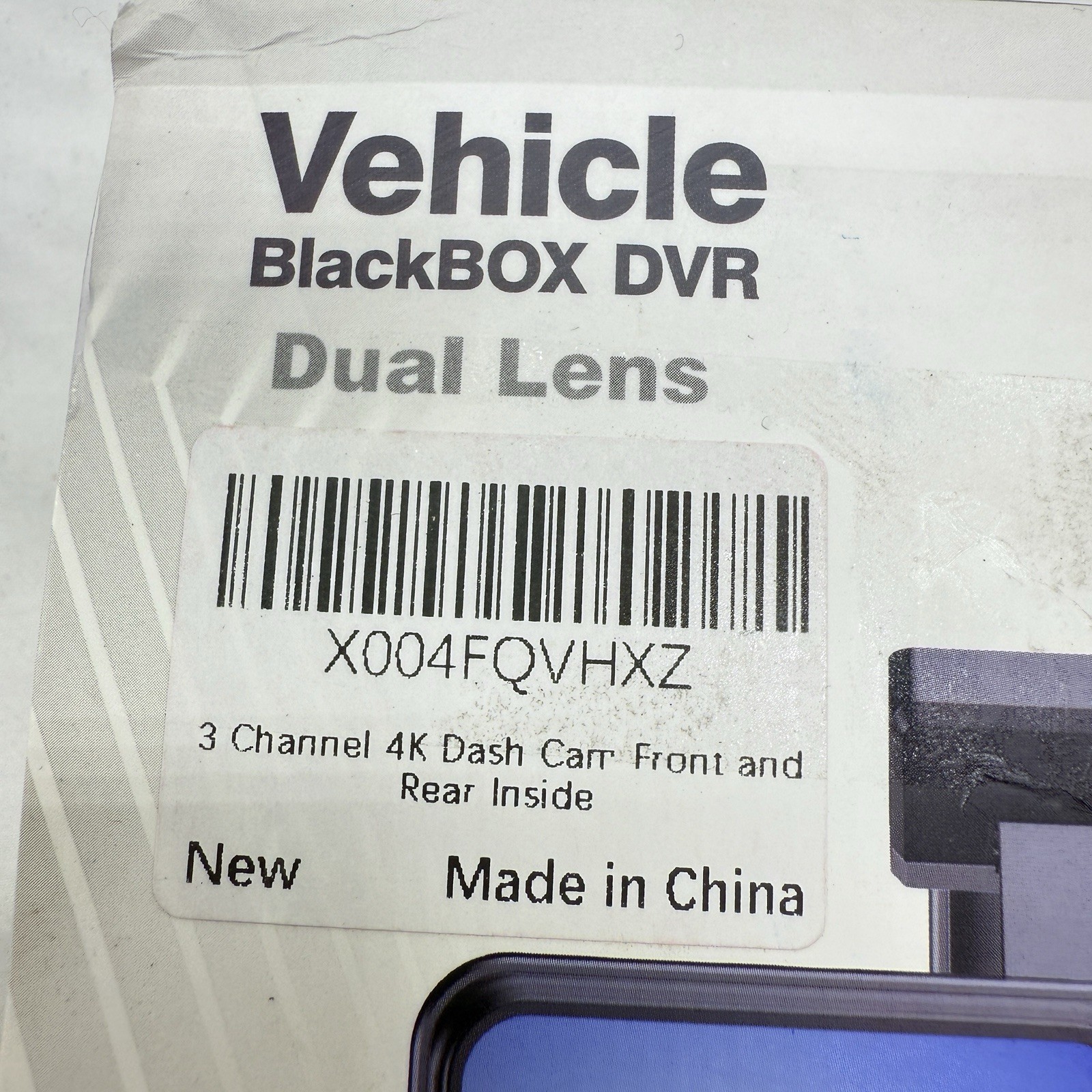 3 Channel Dash Cam Front and Rear Inside with 32GB Card 4K Dash Camera for Cars