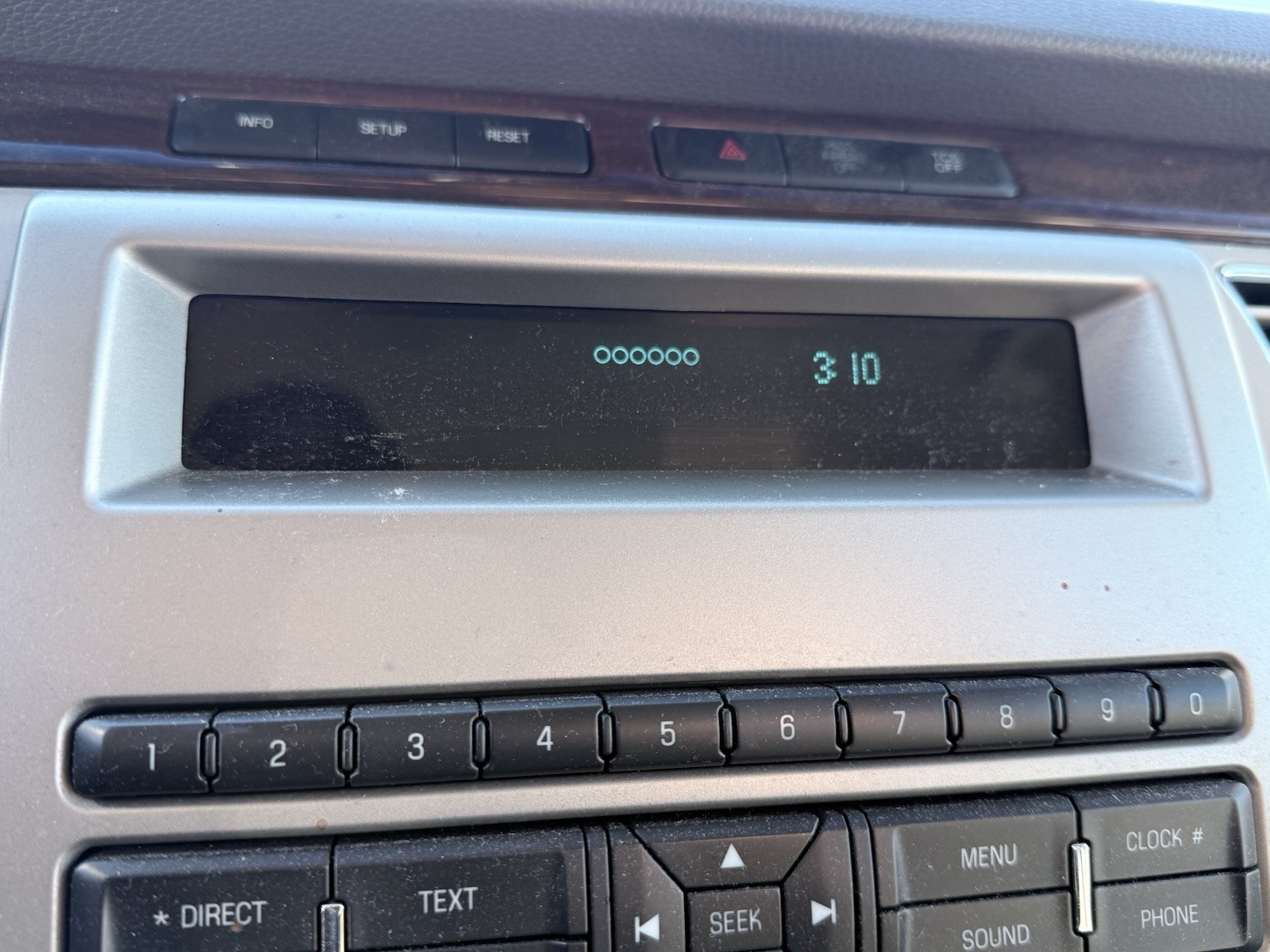 2011-2013 Ford Flex Information Display Radio Climate Screen BA8T-19C116-AA OEM