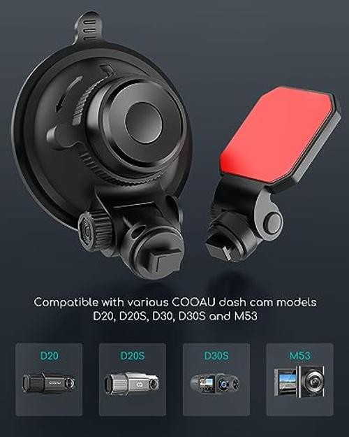 Car Dash Cam Mounting Bracket, Adjustable Windshield Mount for Dash Camera,