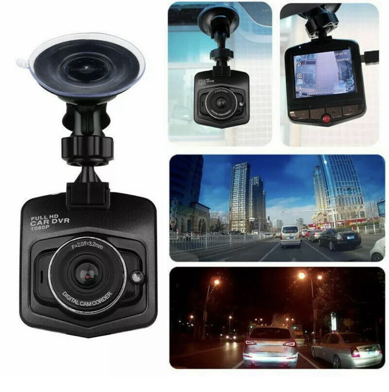 2.4” Full HD 1080P Dash Cam Car DVR Front or Rear Camera Night Vision G-sensor