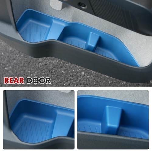 Door Side Storage Tray for Ford Maverick 2022-2025(Not Fit 2026) Blue