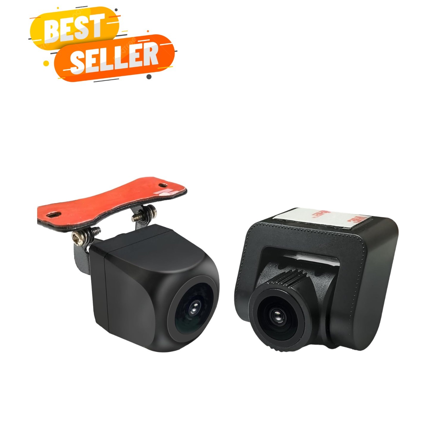 125° Wide 1080P Front & Rear Camera, USB Night Vision for Cars & Trucks