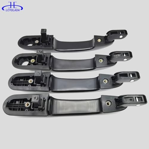 Set of 4 Exterior Door Handles Compatible with Hyundai Tucson 2005 2006 2007