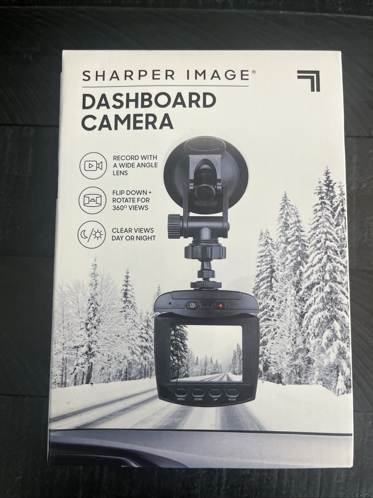 Dashboard Camera Car Recorder NEW HD 270 Degree Video By Sharper Image