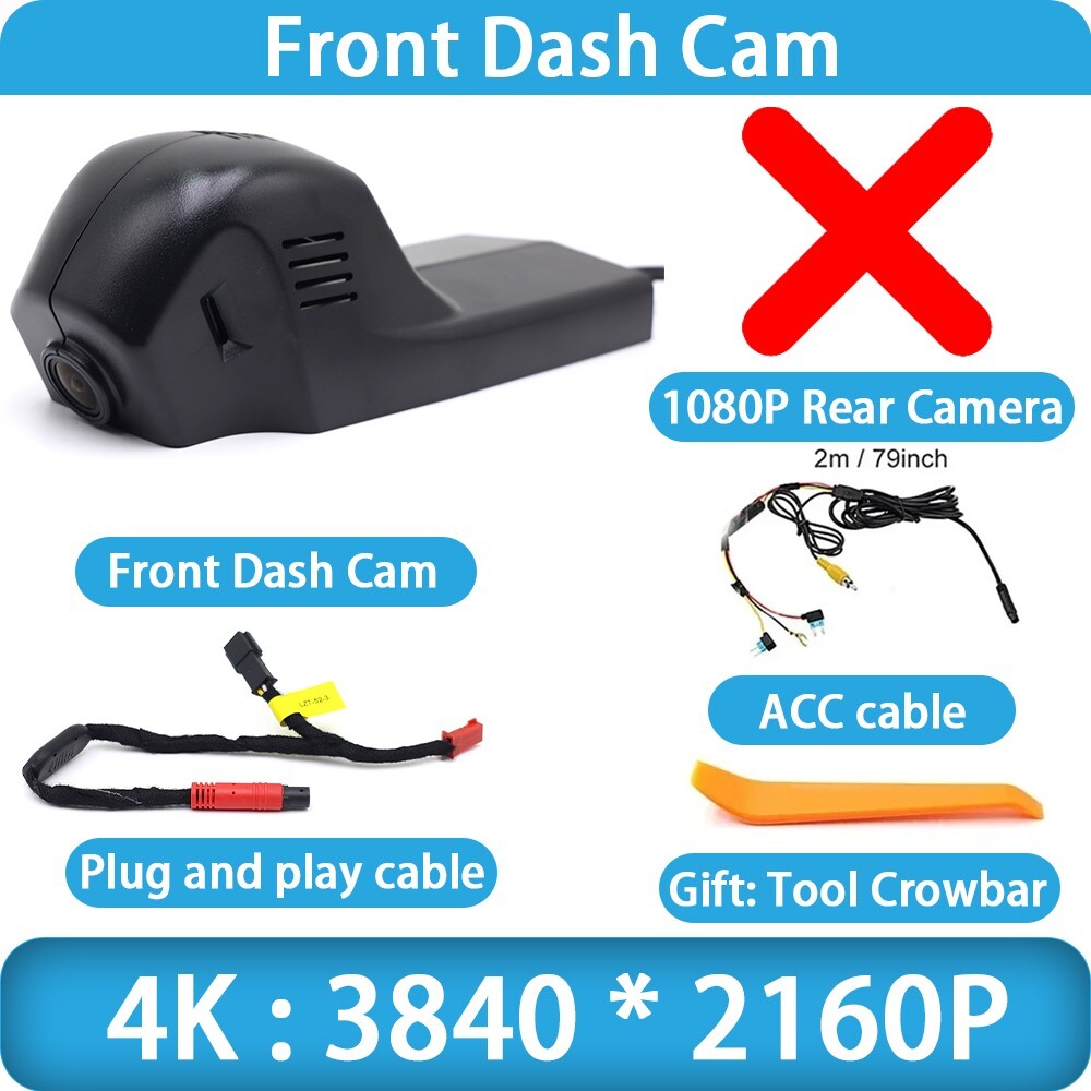 4K DVR Dash Cam Camera for BMW 5 7 Series F10 F11 F07 F01 F02 M5 M7 2013~2017