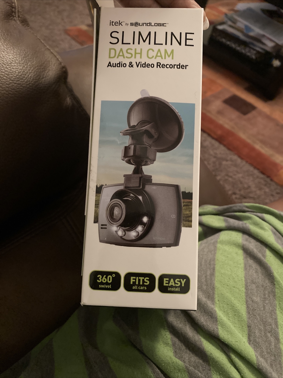 ITEK BY SOUNDLOGIC SLIMLINE DASH CAM AUDIO & VIDEO RECORDER 2.4 LCD SCREEN NEW