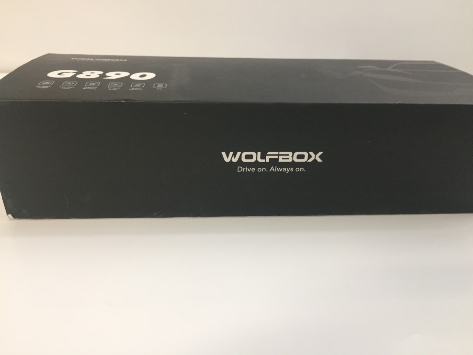 WOLFBOX G890 12″ 3-Channel Rear View Mirror Camera Touch Screen With 64GB