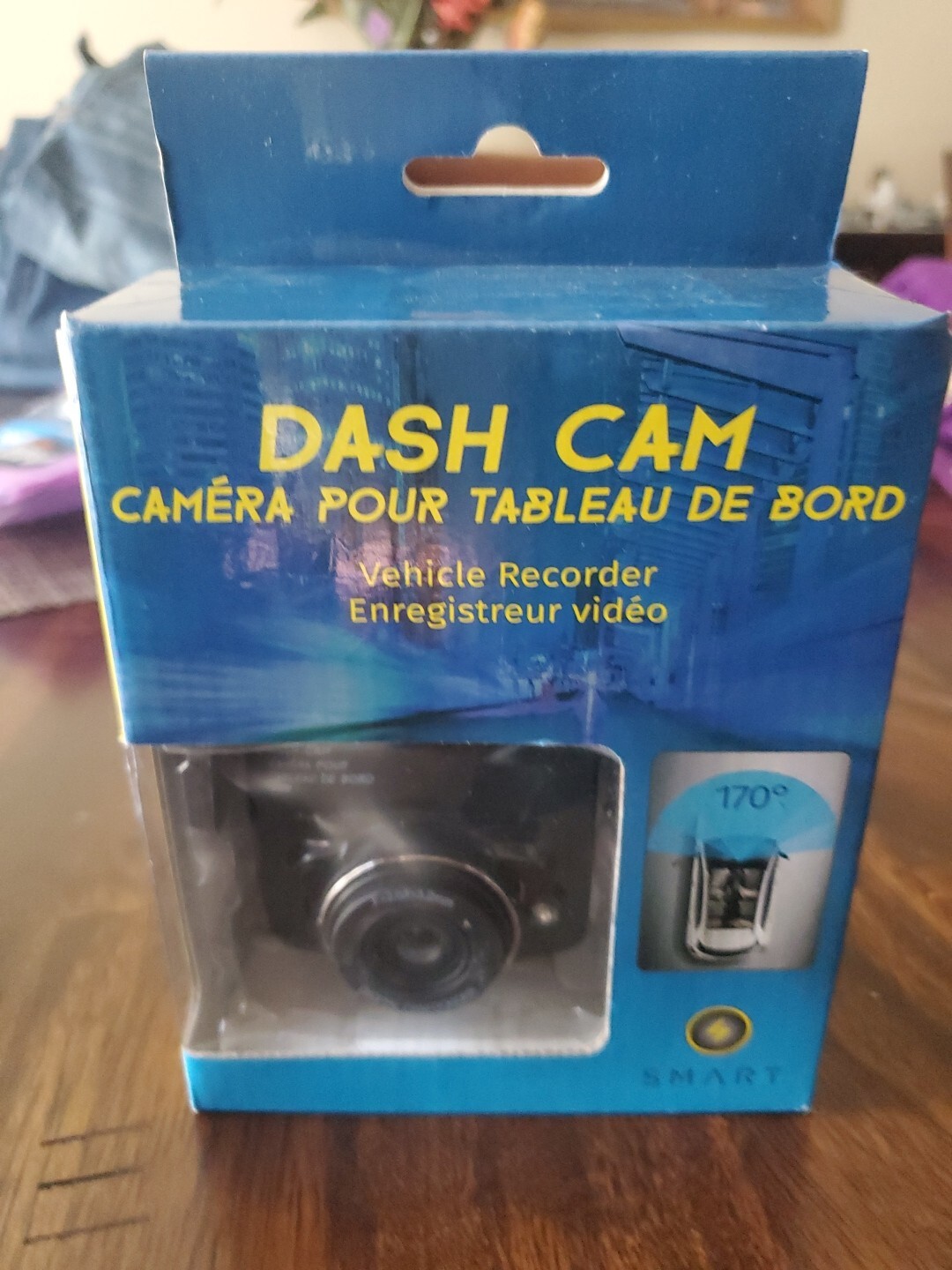 Smart Dash Camera 2.4″ screen 720p 170-degree wide Angle