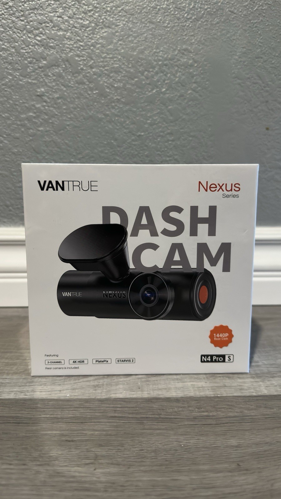 Vantrue N4 Pro S 3 Channel Dash Cam STARVIS 2 4K+1080P+2.5K HDR (New Version!)