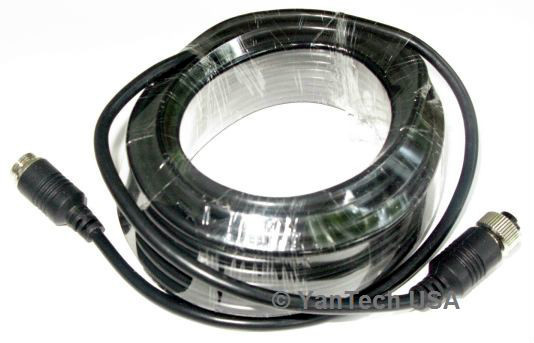 16 FEET REAR VIEW CAMERA SYSTEM EXTENSION CABLE 4 PIN