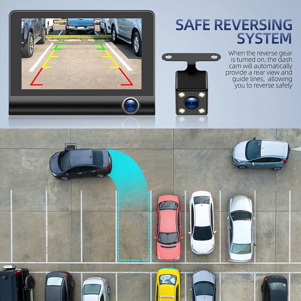 3in Car DVR Camera Dash Cam Camcorder 1080P Camera Recorder & Motion Detection