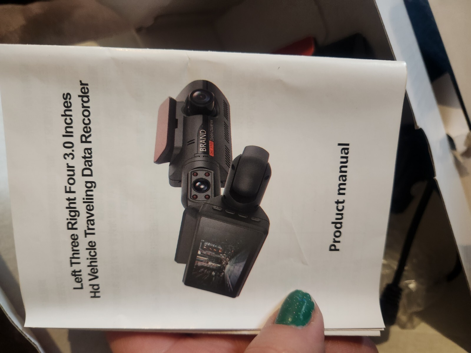 Dash Cam: Vehicle Blackbox DVR Full HD 1080 Dual Lens