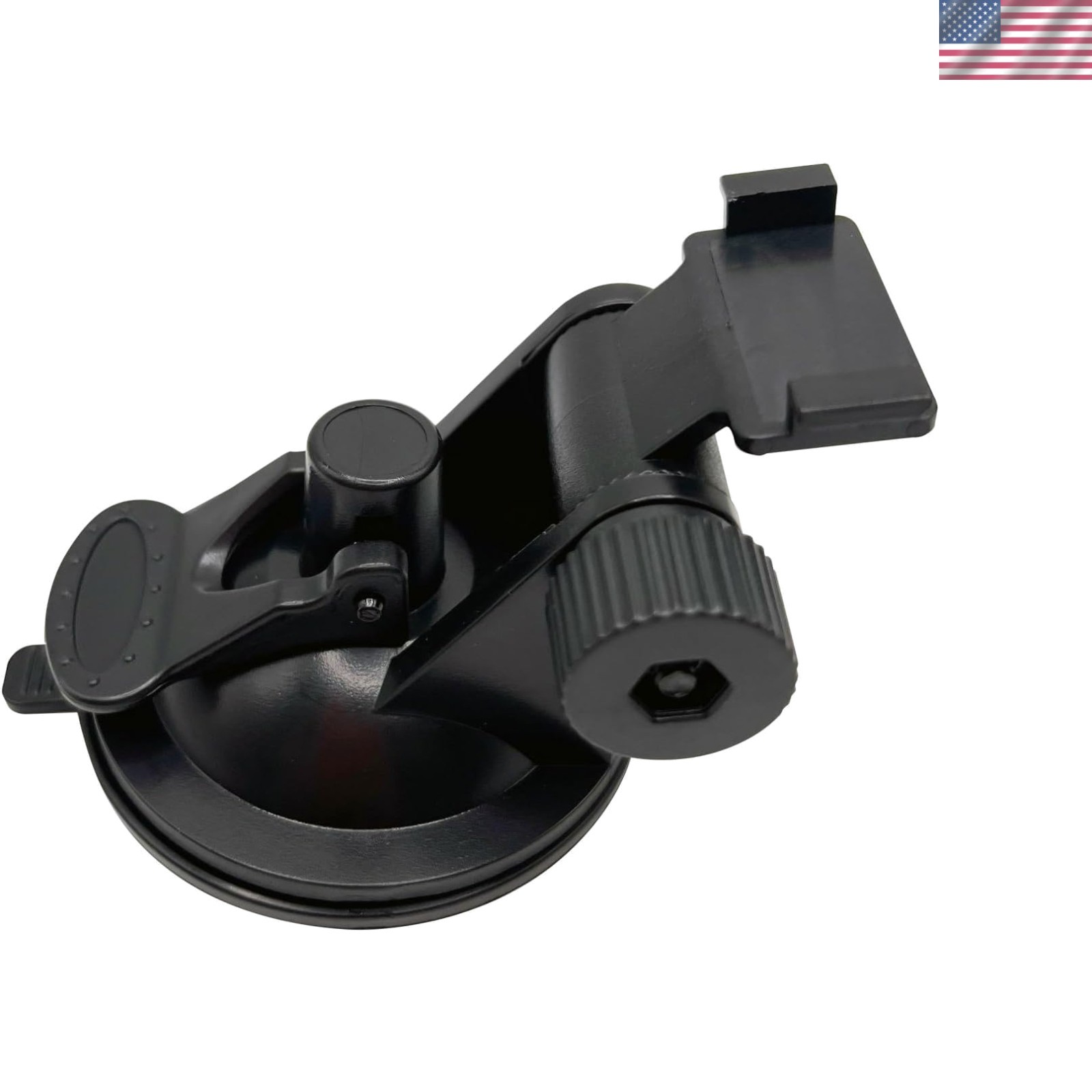 Compact Suction Cup Mount for Dash Cam D435 – Windshield Ready Installation