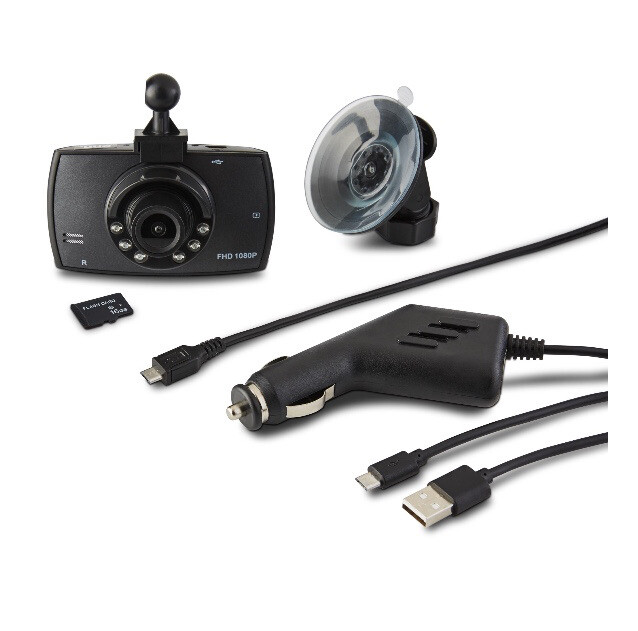 onn. Dash Cam with 2.7″ Display Screen